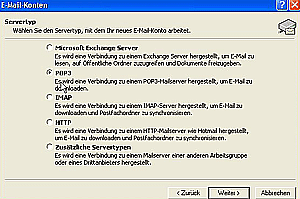 E-Mail-Konto hinzuf�gen